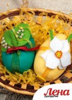 Сувенир к Пасхе: украшаем яйца
