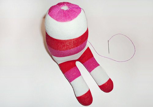 пэчворк, игрушка из носка, Диана Креатив №09 2012